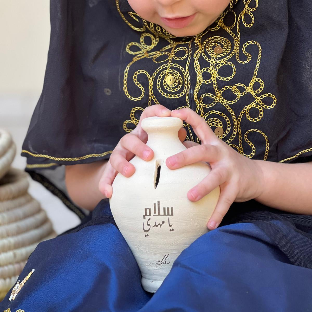 Kids Money Jar - Stoneware